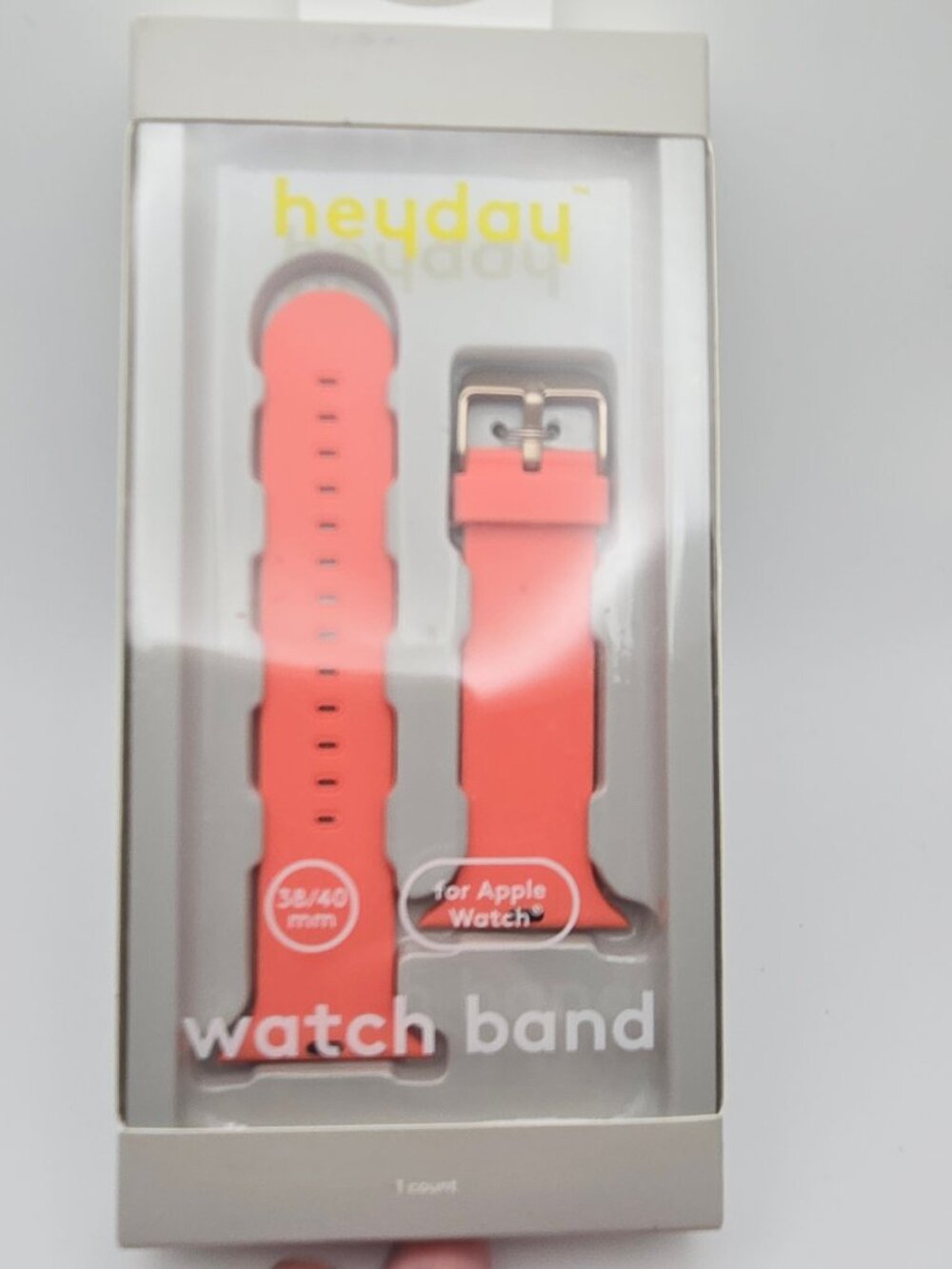 NWT HeyDay sz 38/40mm silicone watch band for Apple Watch